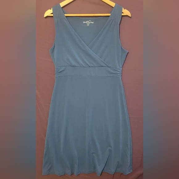 Eddie Bauer Blue Midi Dress. Size M - Picture 1 of 4